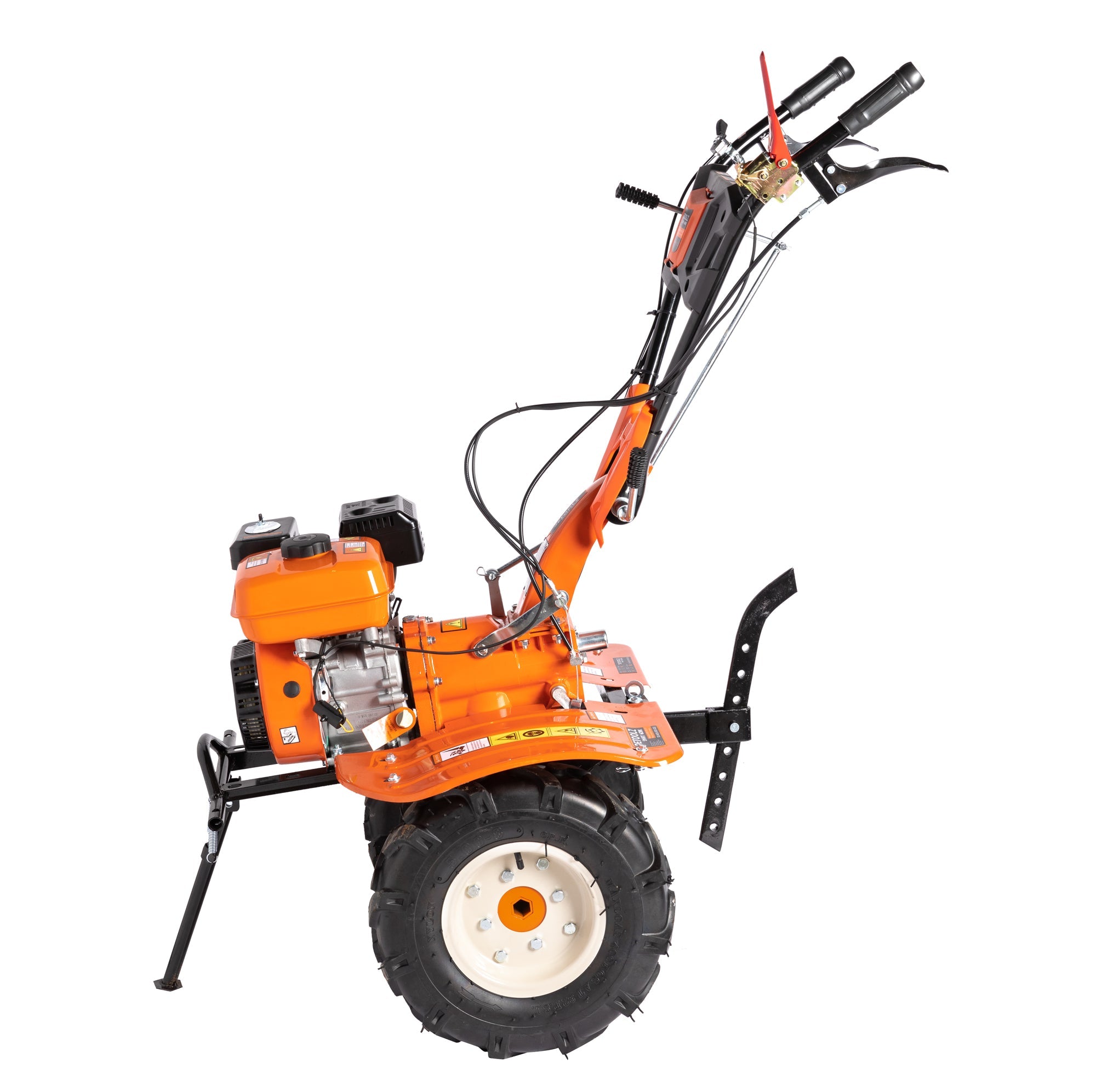 Motocoltivatore da 8, 5 CV - motore a scoppio a benzina 212 cc 4 tempi, 2+1 velocità, motozappa, Detoolz