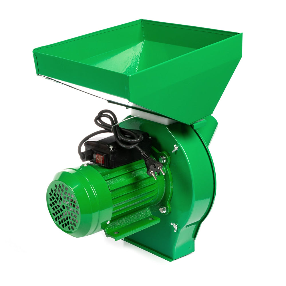 Mulino elettrico per cereali con motore da 2.5KW, portata 200 kg/h, quattro setacci e base, frantumatore, modello 3