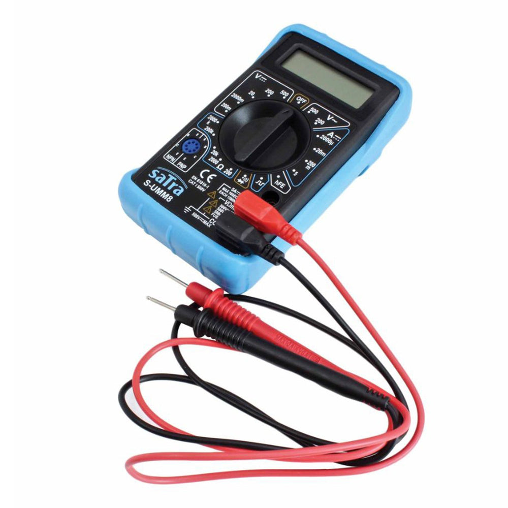 Multimetro digitale, tester portatile, conta tensione ca cc/corrente Satra