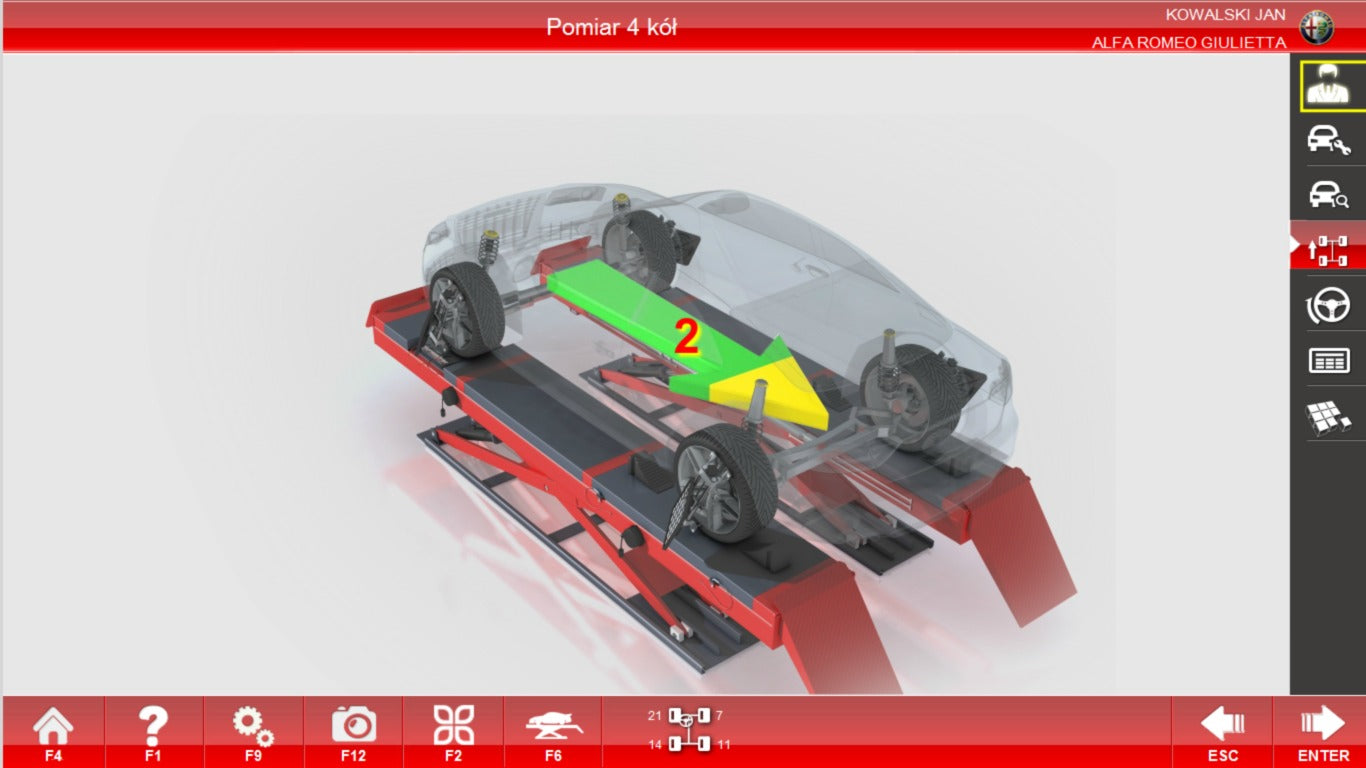 Strumento di bilanciamento delle ruote,strumento per la convergenza ruote auto 3D INVENTO S400