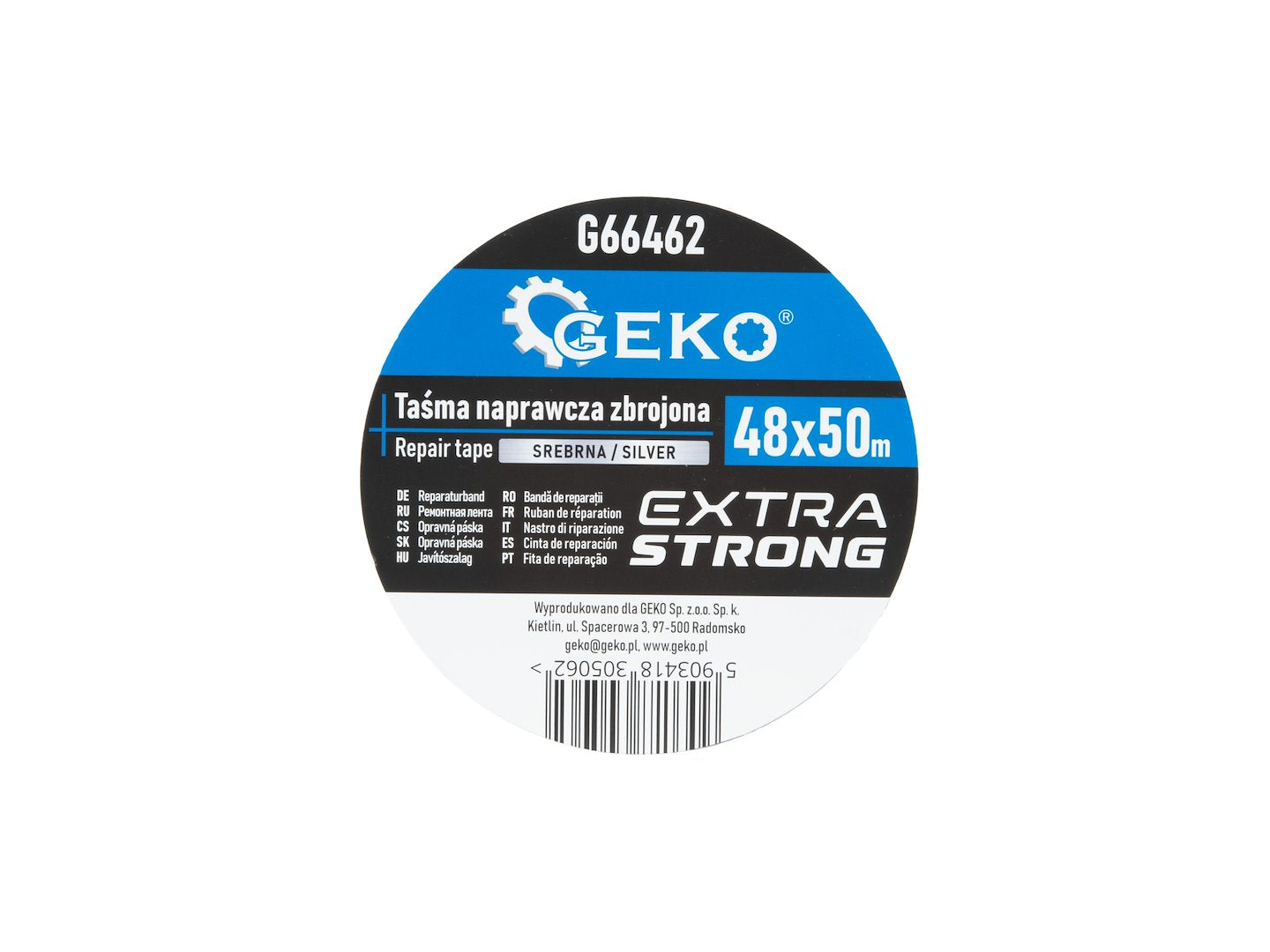 Nastro adesivo rinforzato, 48mm x 50m Geko