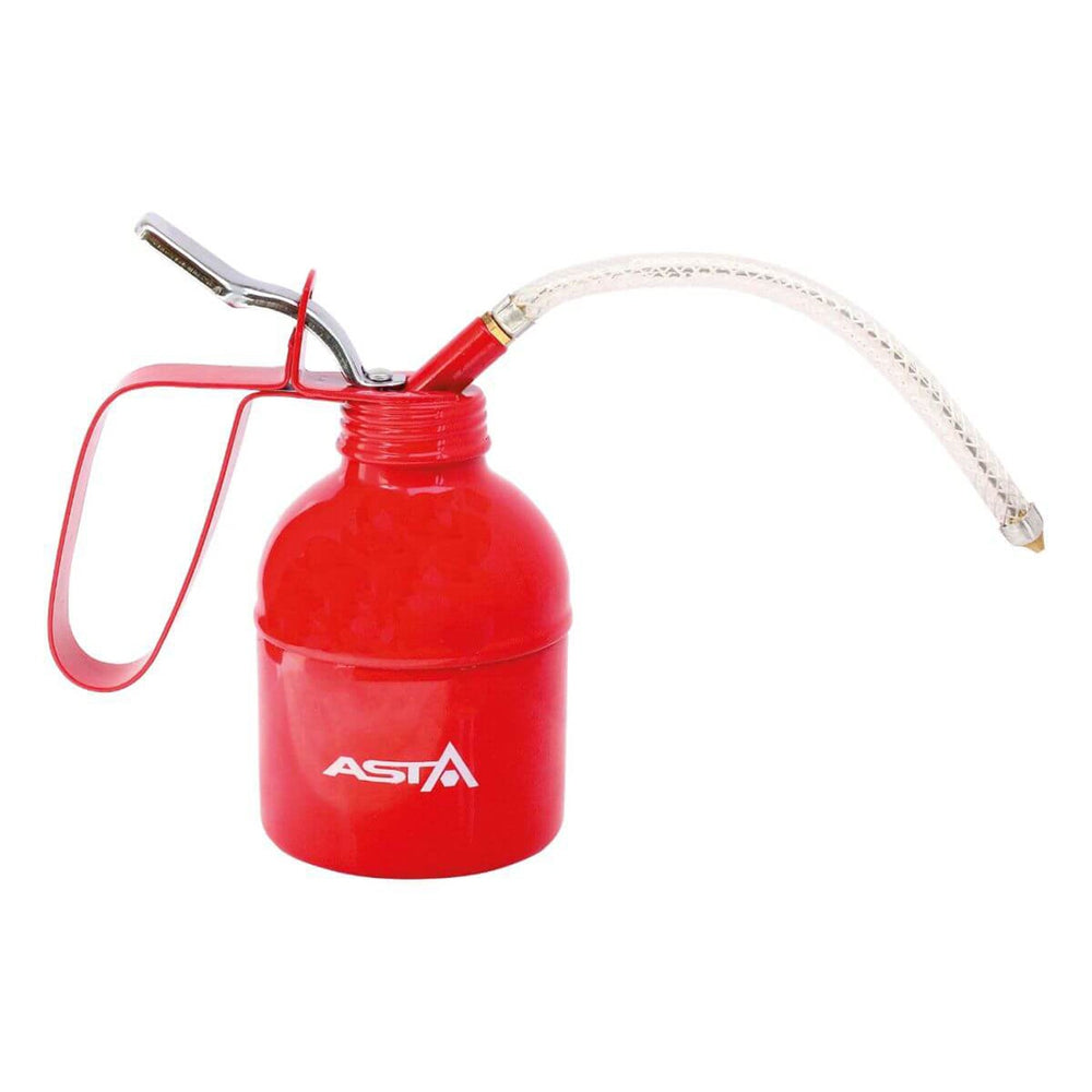 Oliera caraffa graduata misuratore contenitore per acqua bianco, caraffa distributore d'olio con beccuccio robusto per il trasferimento dell'olio con coperchio a becco lungo per liquidi automobilistici, 300ml