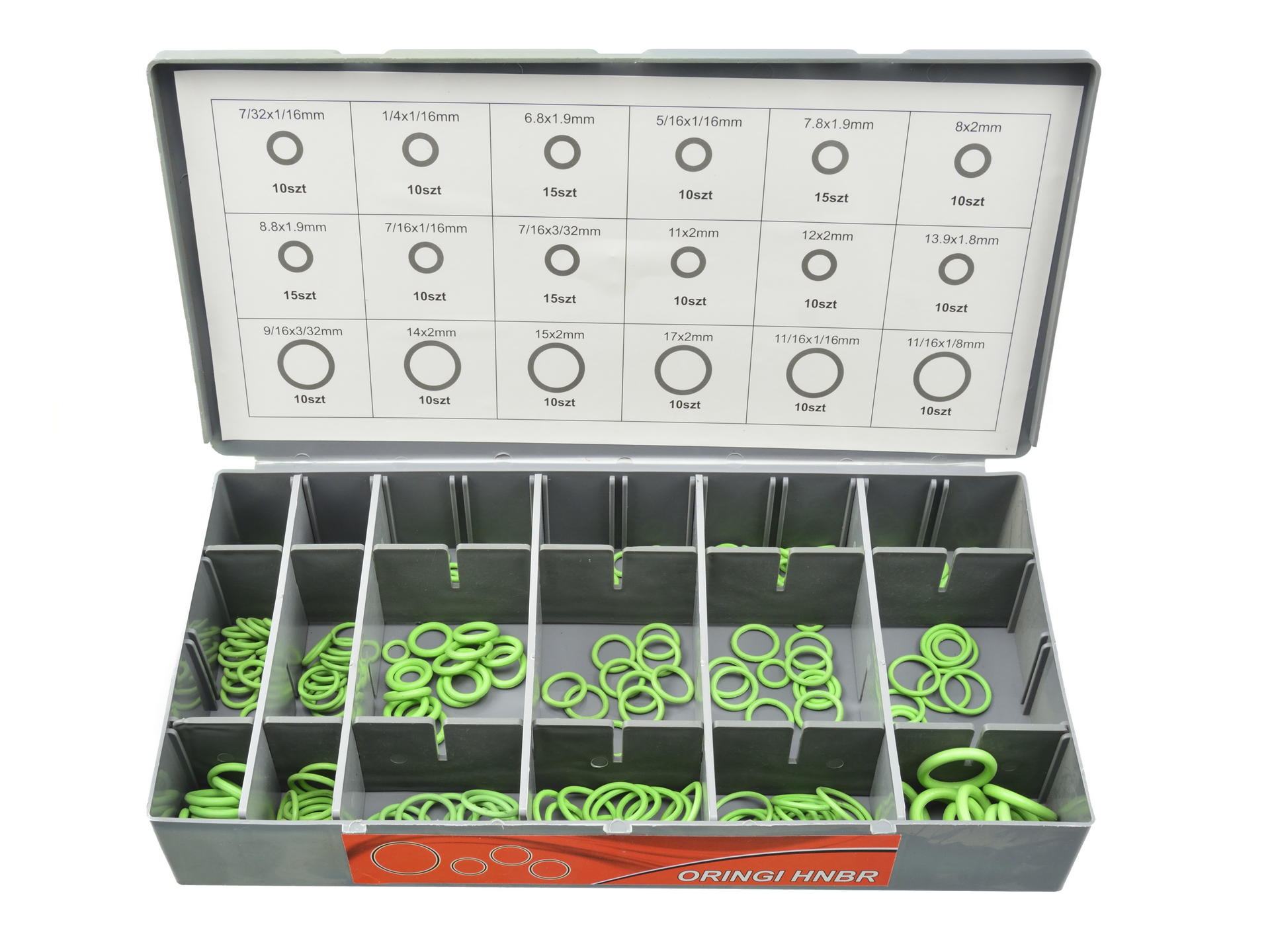 900 pezzi kit di O-ring in gomma, set assortito di O-ring universali per rubinetti automobilistici, collegamenti aria o gas, guarnizione resistente all'olio e al calore-alte temperature, anello assortimento kit