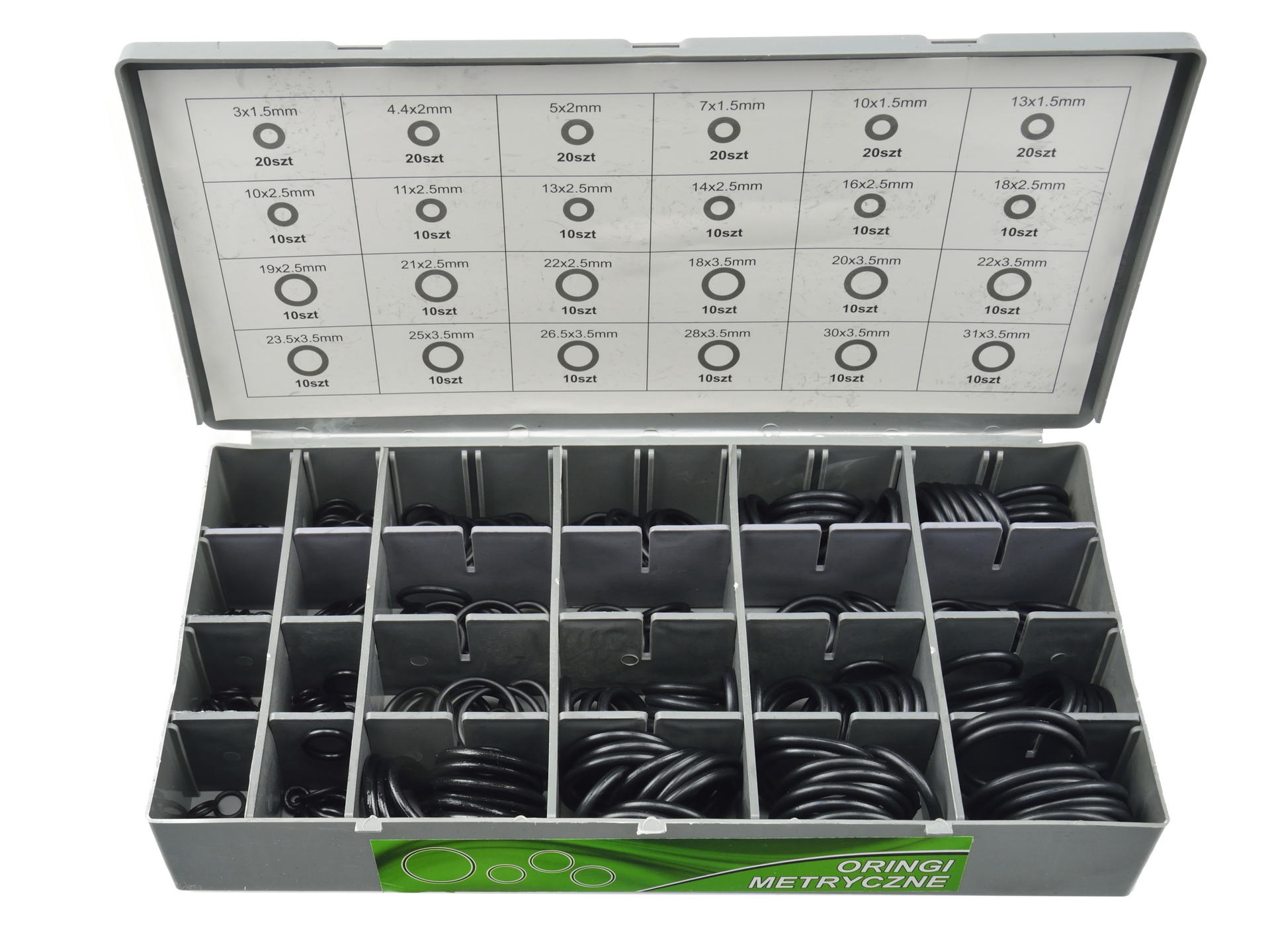 900 pezzi kit di O-ring in gomma, set assortito di O-ring universali per rubinetti automobilistici, collegamenti aria o gas, guarnizione resistente all'olio e al calore-alte temperature, anello assortimento kit