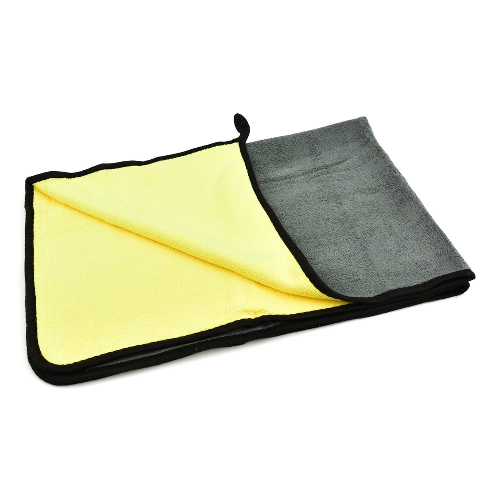 Panno in microfibra ultra assorbente per asciugatura lucidatura di tutte le superfici auto senza aloni 60 × 90 cm 700 GSM