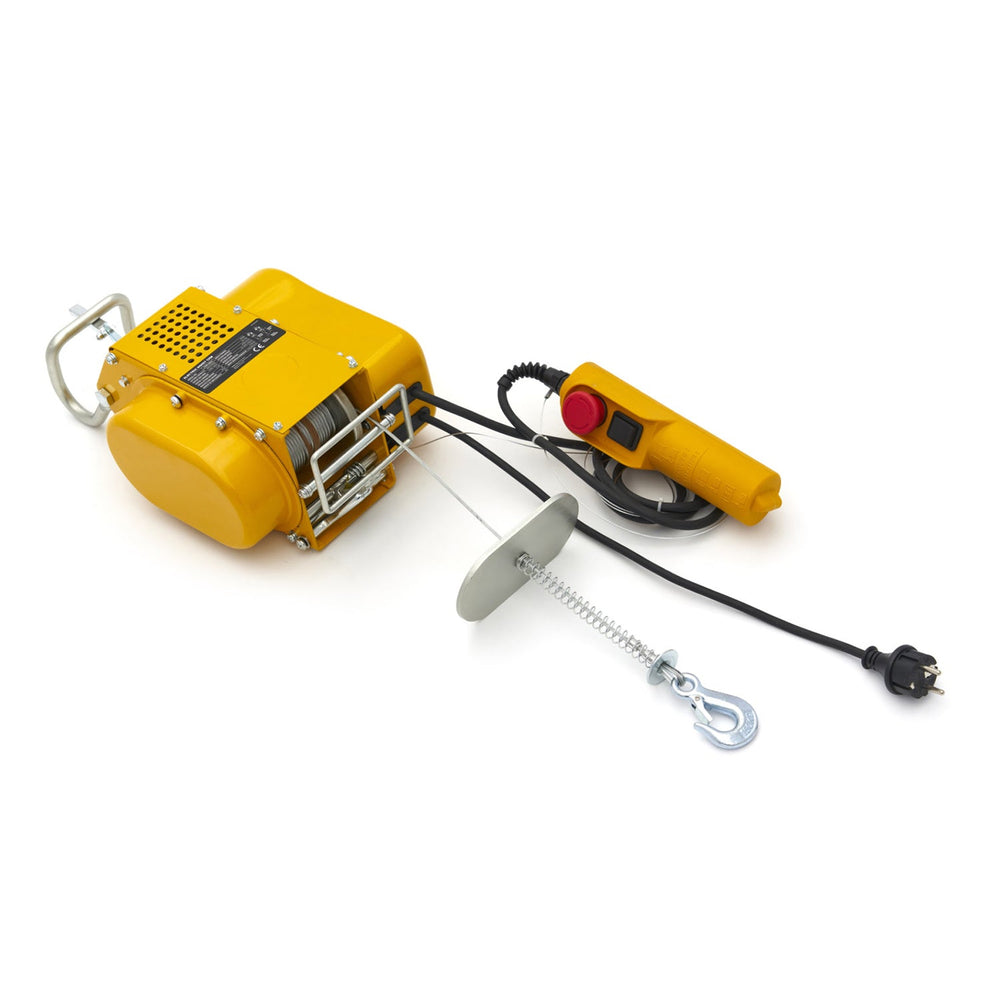 Paranco elettrico ,argano montacarico, verricello sollevatore 150/300 kg 550w 230v Hbm