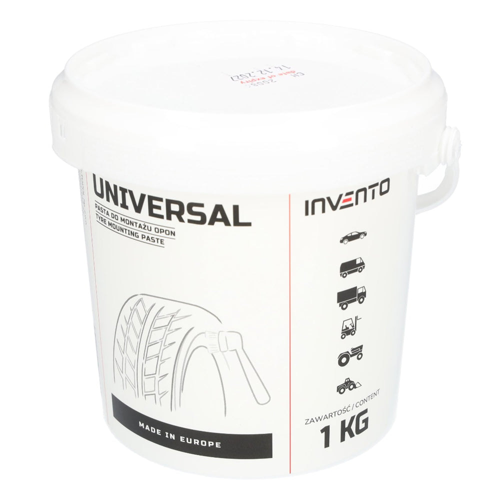 Pasta per il montaggio pneumatici, secchio da 1 kg, Invento