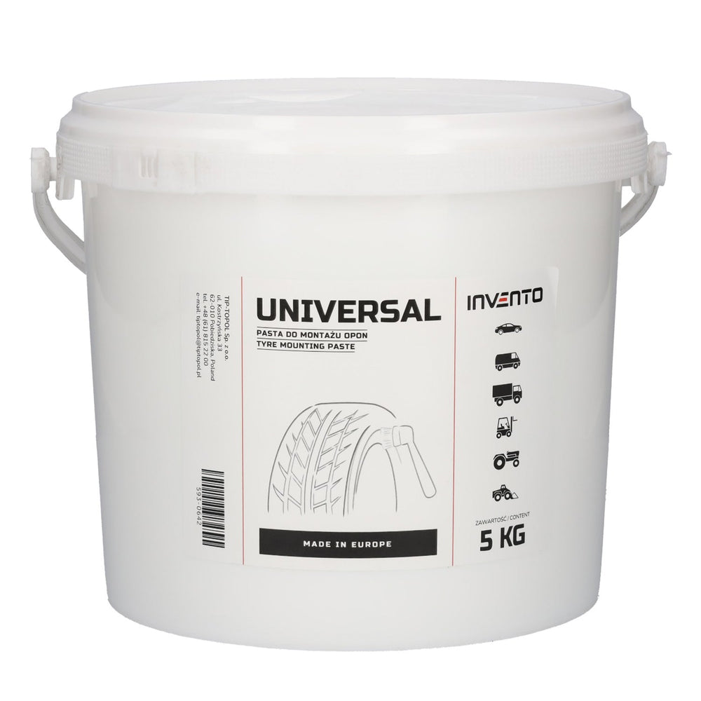 Pasta per il montaggio pneumatici, secchio da 5kg, Invento