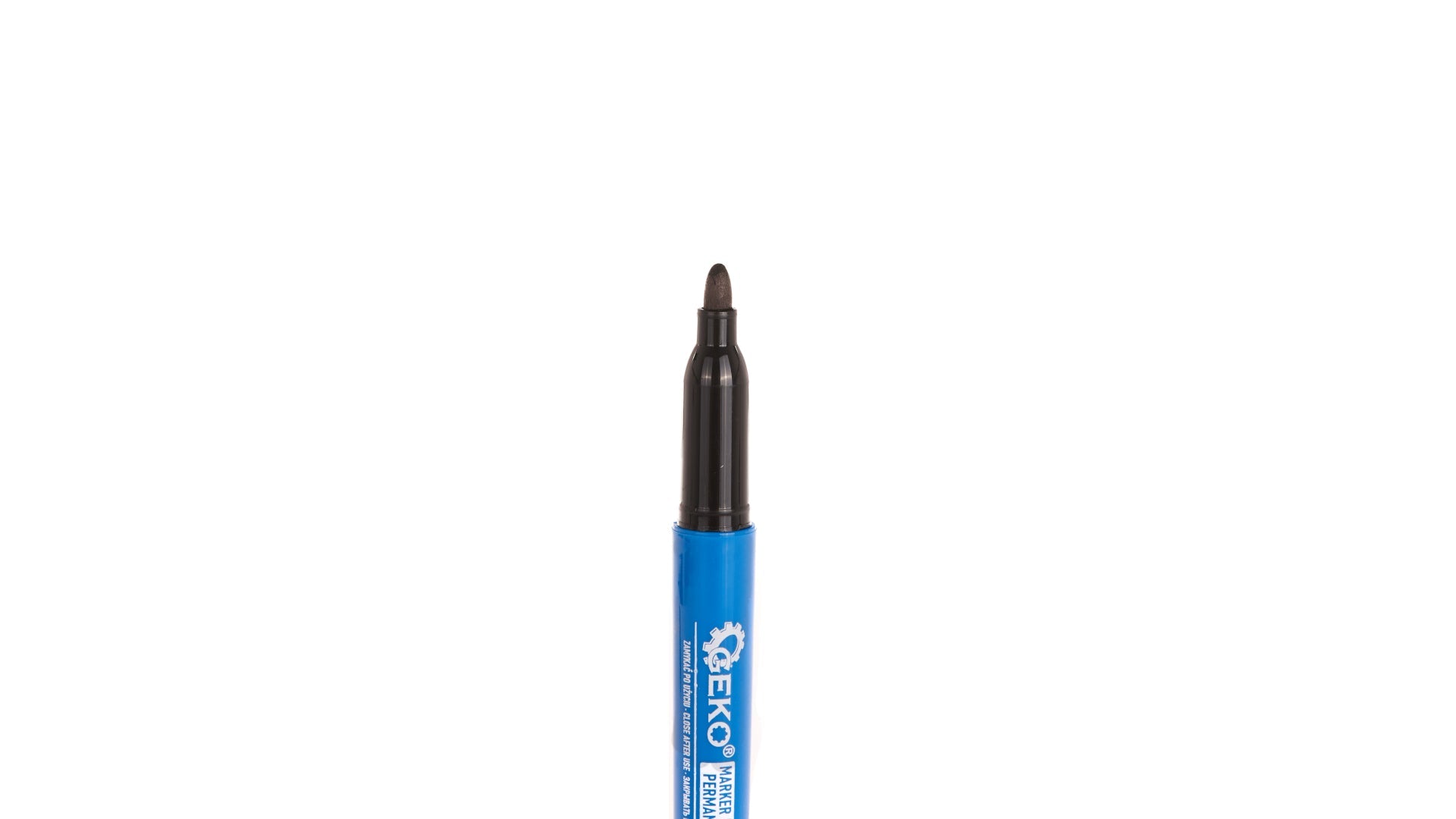 Pennarelli indelebili, colore nero, 2 mm, confezione da 5