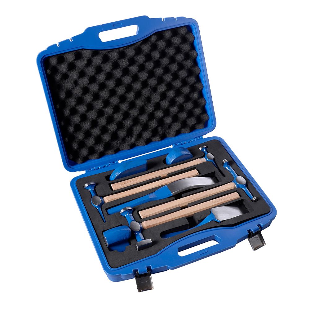 9 Pezzi kit attrezzi da officina riparazione carrozzeria auto, professionale kit di martelli e tassi per carrozziere
