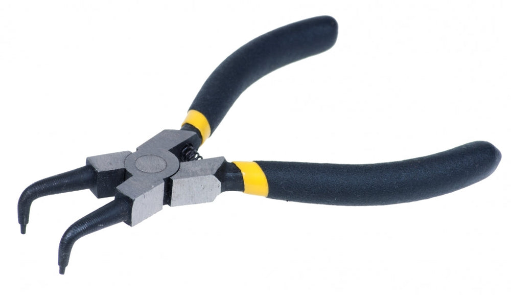 Pinza a punta curva per anelli di sicurezza interni Seeger 130 mm