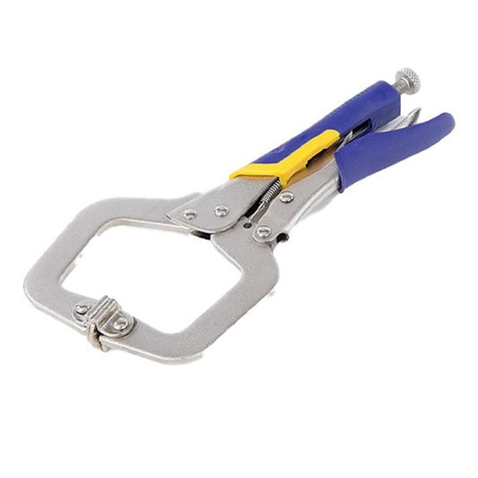 Pinza autobloccante a morsetto grip a scatto, per saldatura ganasce 275 mm Hbm