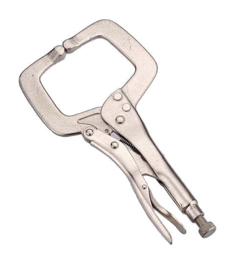 Pinza autobloccante a morsetto grip a scatto, per saldatura ganasce 6''