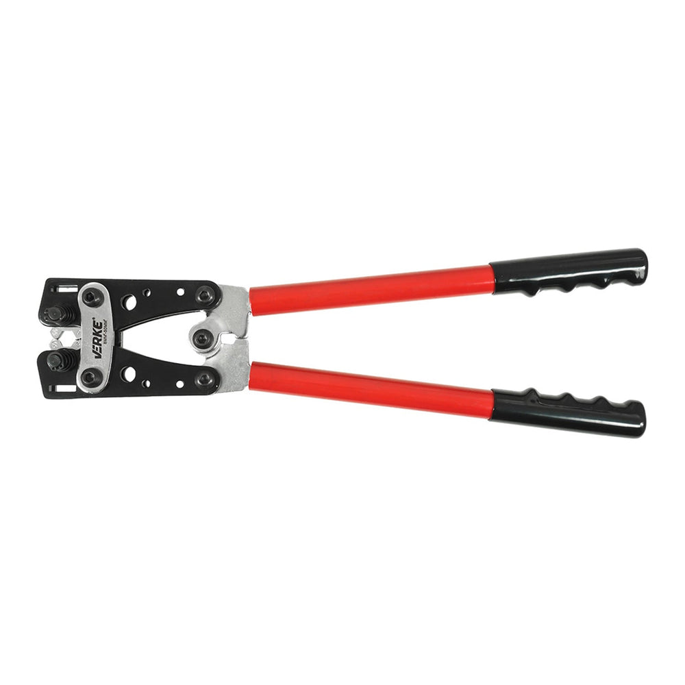 Pinza crimpatrice, pressatrice per terminali elettrici, per connettore Hex 6–50 mm² Verke