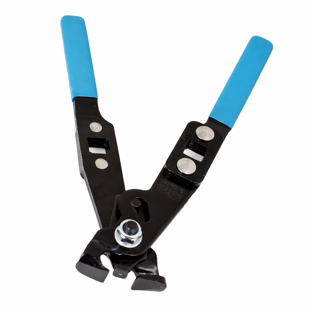 Pinza professionale di serraggio per fascette cuffie giunti omocinetici auto, fascette stringitubo,  attrezzi con morsetti officina 225 mm
