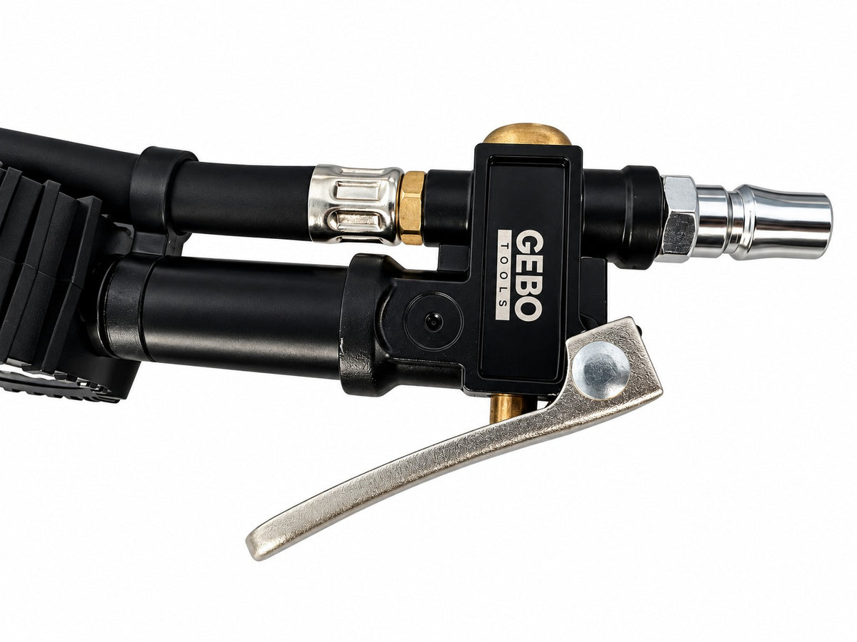Pistola con manometro analogico per gonfiaggio pneumatici 0-15 Bar Gebo Tools