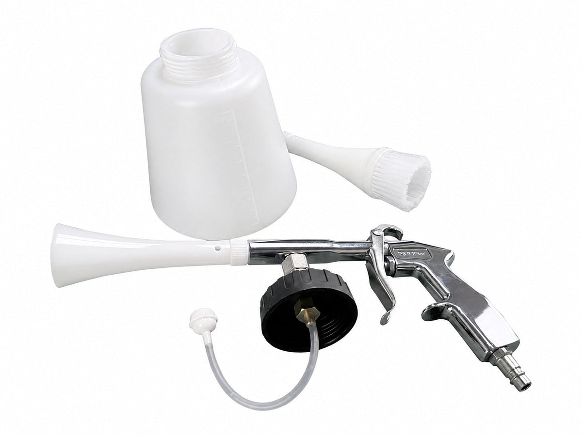 Kit pistola per soffiaggio a secco, pulizia, lavaggio interno auto ad aria compressa Tornador, modello 2 Gebo Tools