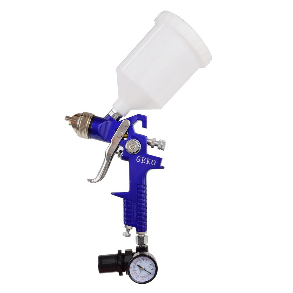 Pistola a spruzzo pneumatica con regolatore di pressione valvola di controllo dell'aria, manometro e filtro separatore sifone per acqua compressore, verniciatura con trappola olio, filettatura standard 1/4", Geko