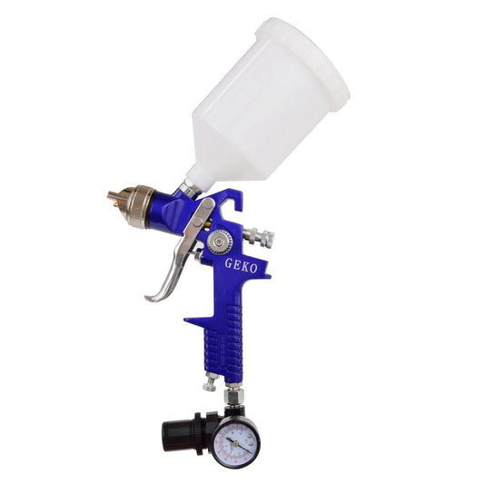 Pistola a spruzzo pneumatica con regolatore di pressione valvola di controllo dell'aria, manometro e filtro separatore sifone per acqua compressore, verniciatura con trappola olio, filettatura standard 1/4", Geko