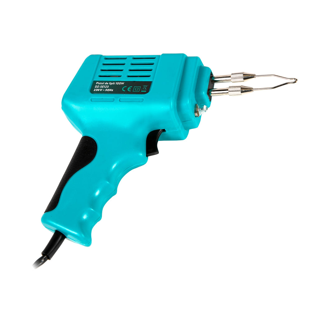 Pistola per colla a caldo elettrica, ad aria calda per saldatura 100 w, Detoolz