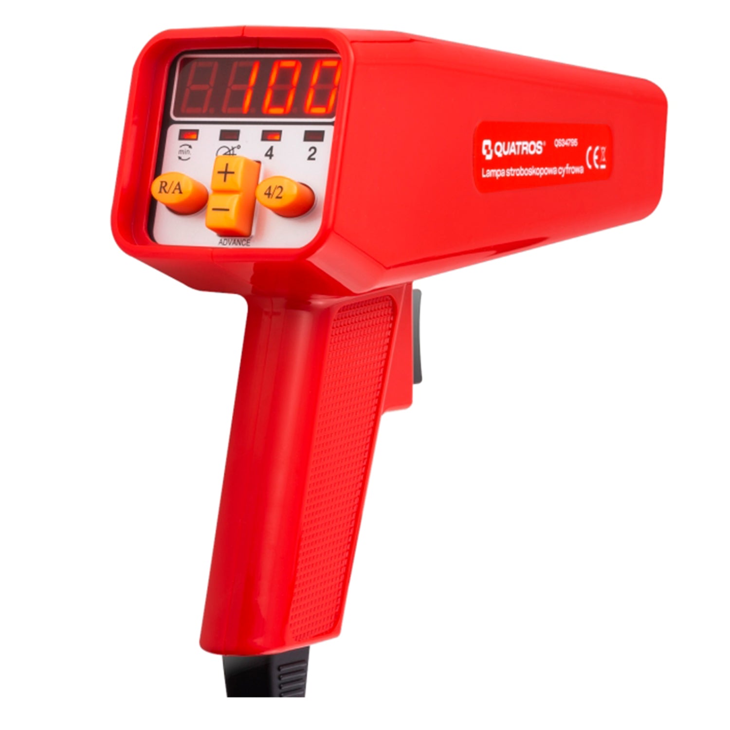 Pistola stroboscopica con display digitale temporizzatrice