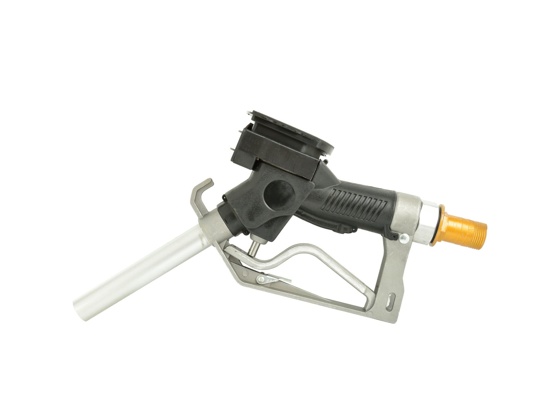 Erogatore gasolio pistola contalitri diesel e olio, display LCD 60 l/min, pistola carburante ugello rifornimento con flussometro digitale