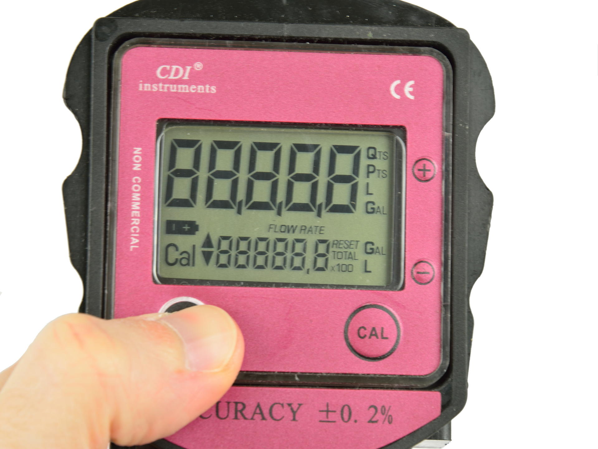 Erogatore gasolio pistola contalitri diesel e olio, display LCD 60 l/min, pistola carburante ugello rifornimento con flussometro digitale