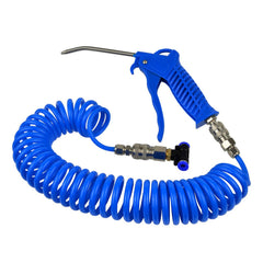 Pistola per soffiaggio d'aria compressa con tubo a spirale da 5 m