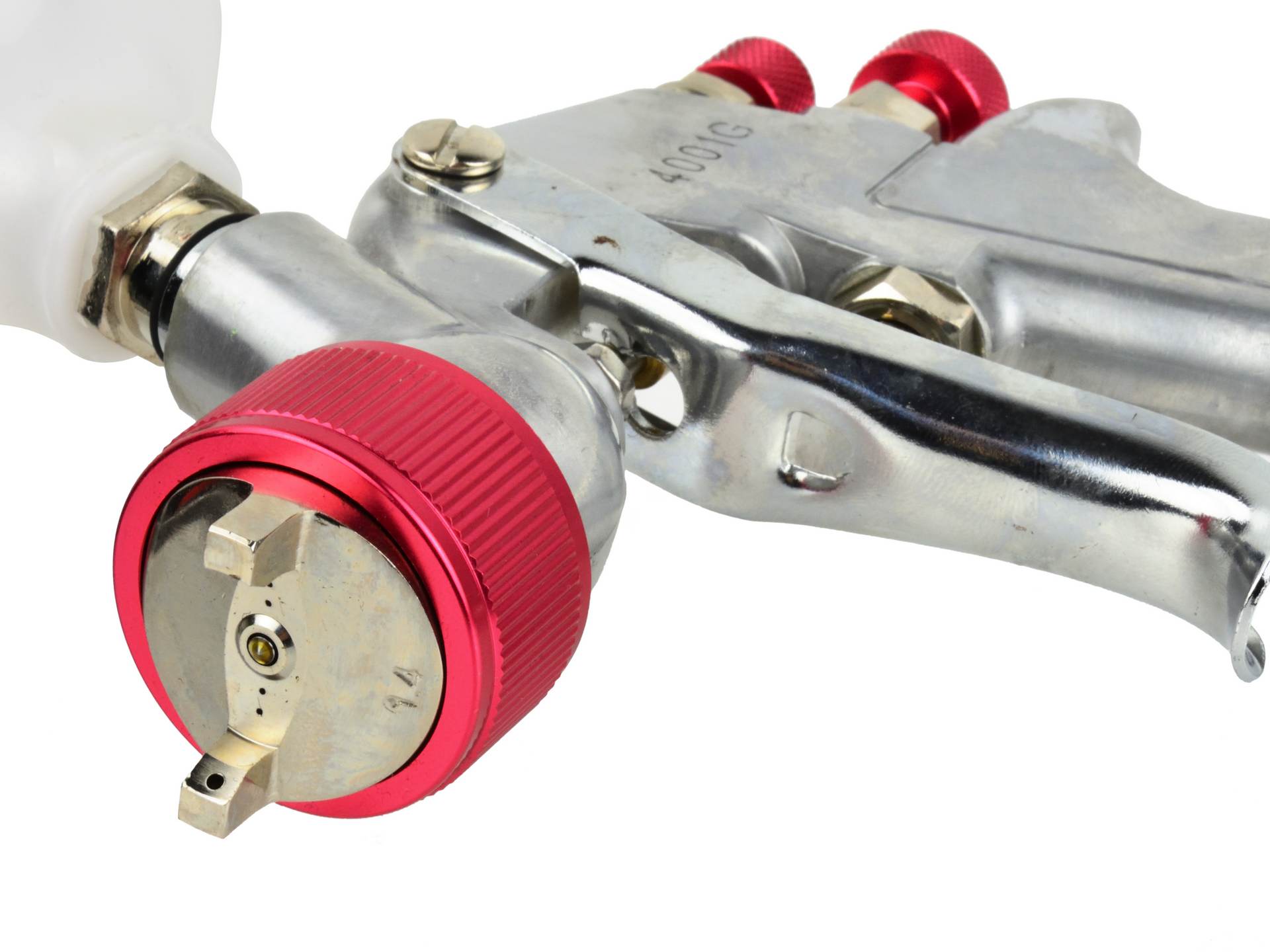 Pistola per verniciare a spruzzo HVLP, pistole a spruzzo per verniciare – capacità 600 ml e ugello 1,4 mm, Geko
