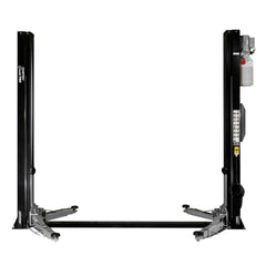 Ponte sollevatore auto a 2 colonne, portata 4500 kg, ponte sollevatore idraulico 230 V, sblocco automatico elettroidraulico e illuminazione LED, con olio incluso, Castex