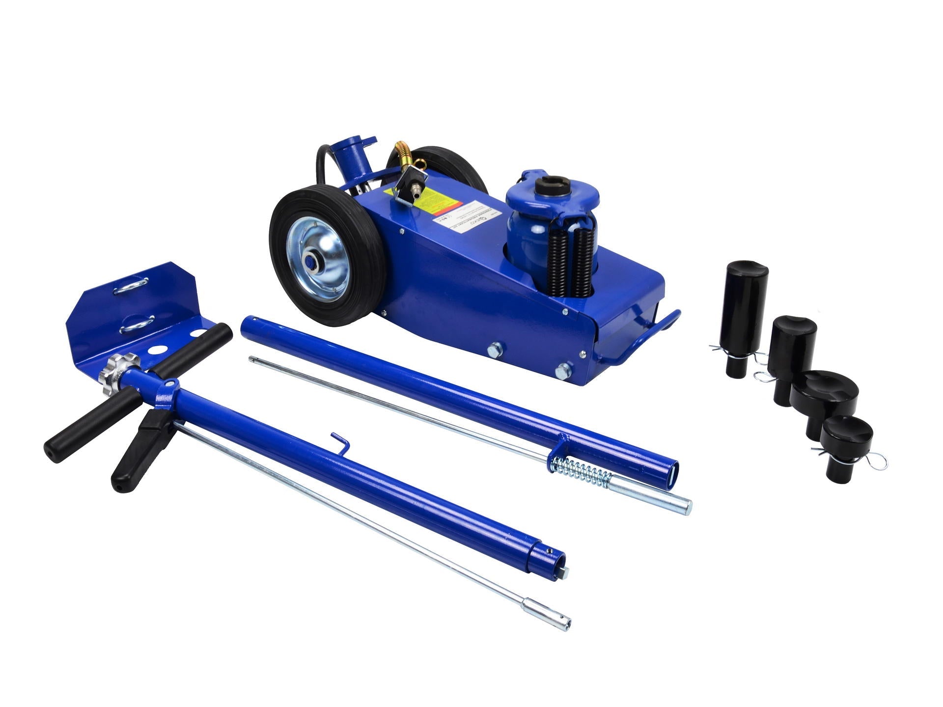 Cric pneumoidraulico 22 t, sollevatore idro-pneumatico a carrello ad aria compressa, mobile, per camion, veicoli commerciali da 30 tonnellate, sollevatore a carrello, per settore agricolo, Kroftools
