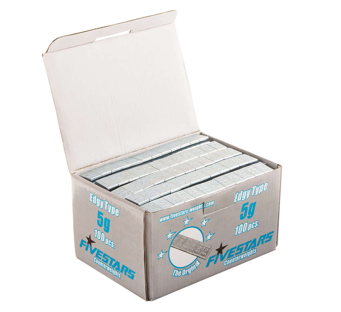 Striscia adesiva pesi equilibratura, contrappesi adesivi per cerchioni auto, pesi di bilanciatura, per auto, furgoni e SUV, 5 g 400 strisce 12 pezzi per striscia 25 kg