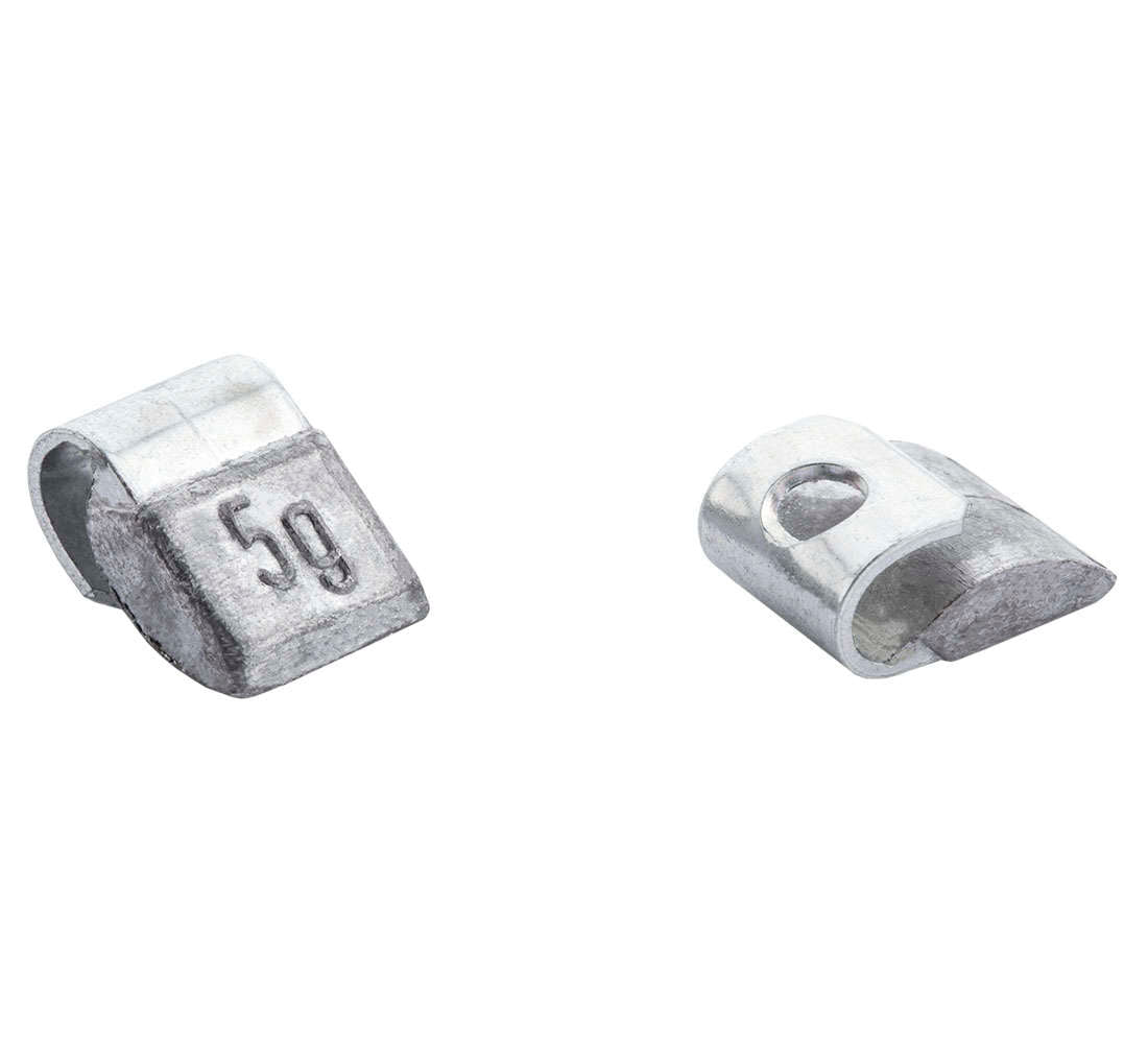 Contrappesi assortiti per equilibratura ruote in acciaio auto, pesi equilibratura cerchi, 5 g 100 pezzi Pb 0,55 kg