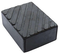 Tampone per ponte sollevatore auto, kit tamponi universali in gomma, quadrati 120 × 165 × 60 mm