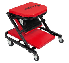 Carrello sotto auto professionale, sgabello da officina, lettino meccanico sottomacchina, pedana montaggio, riparazioni meccanico con ruote e poggiatesta, Redats