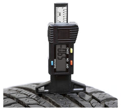Calibro digitale elettronico ad alta precisione calibri 0.01 mm, 26.2mm con asta piatta e ampio display lcd micrometro digitale professionale per misurazione profondità battistrada pneumatici Geko
