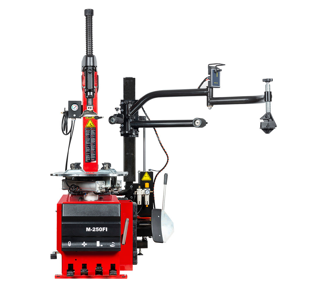 Smontagomme automatico, 12"–26" 230 V con braccio run flat