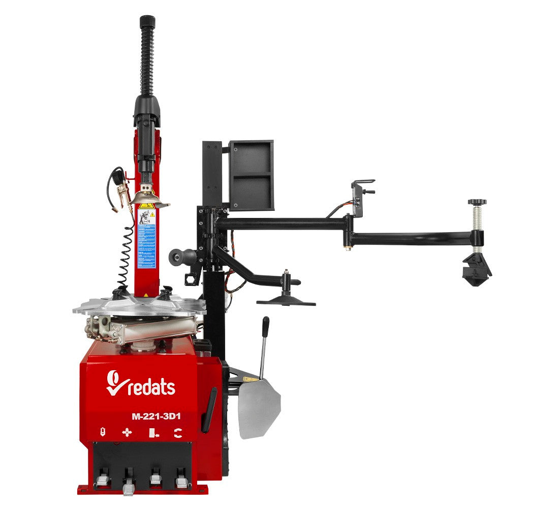Smontagomme automatico, trifase 380V con braccio run flat 24", Redats