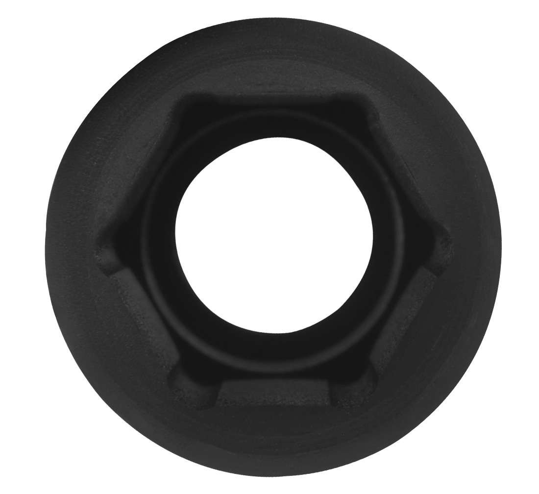 Chiave a bussola lunga ad impatto-a percussione 16 mm con attacco da 1/2" pollici, Cr-mo, lunghezza 78 mm