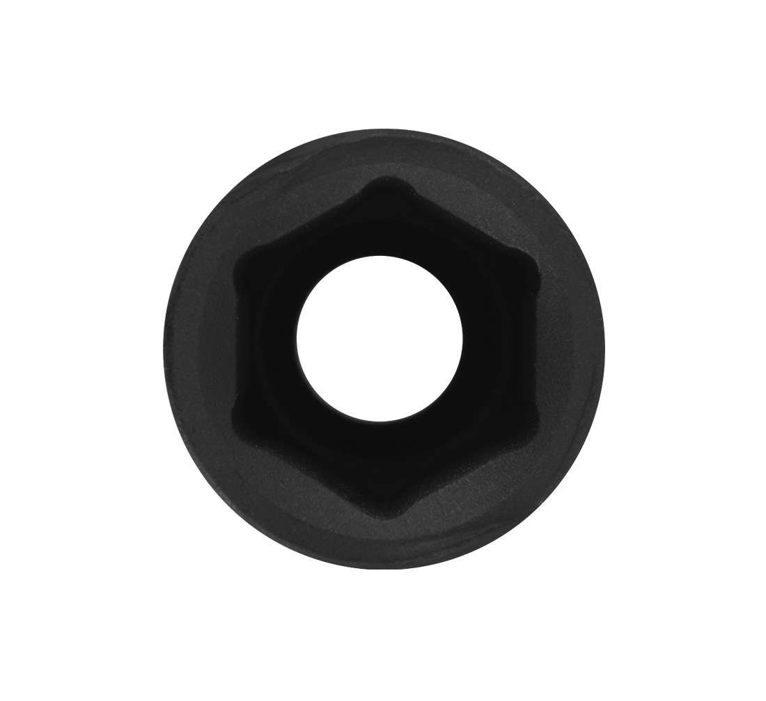Chiave a bussola lunga ad impatto-a percussione 17 mm con attacco da 1/2" pollici, Cr-mo, lunghezza 78 mm
