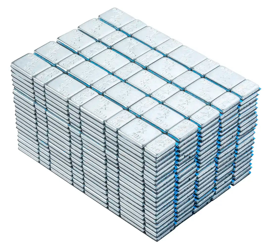 Striscia adesiva pesi equilibratura, contrappesi adesivi per cerchioni auto, pesi di bilanciatura, per auto, furgoni e SUV, 5/10 g 100 strisce 8 pezzi per striscia 6 kg