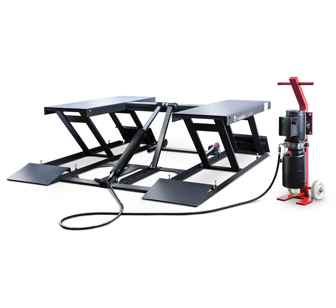 Cavalletto di montaggio per moto e auto leggere, capacità di carico 3000 kg, regolazione dell'altezza 100-620mm, sollevatore a doppia forbice con ruote, supporto per moto