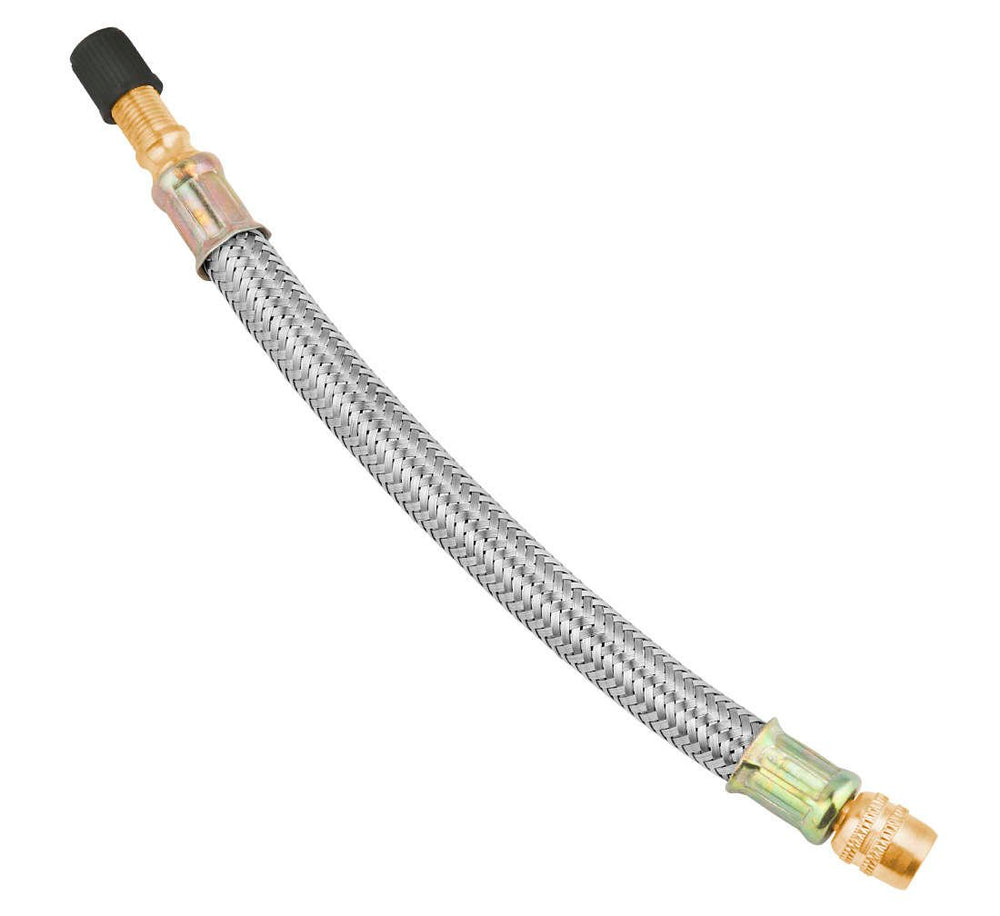 Tubo in gomma per gonfiaggio - estensione flessibile della valvola- adatto a tutti i pneumatici con valvole standard - prolunga per pneumatici in gomma