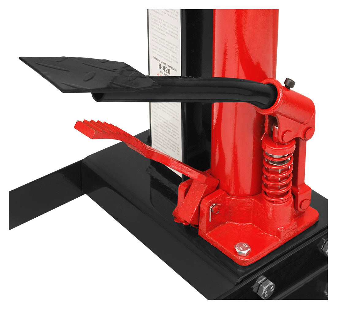 Compressore a molla idraulico professionale compressore automatico molla elicoidale, compressore per molle e ammortizzatori 1 t