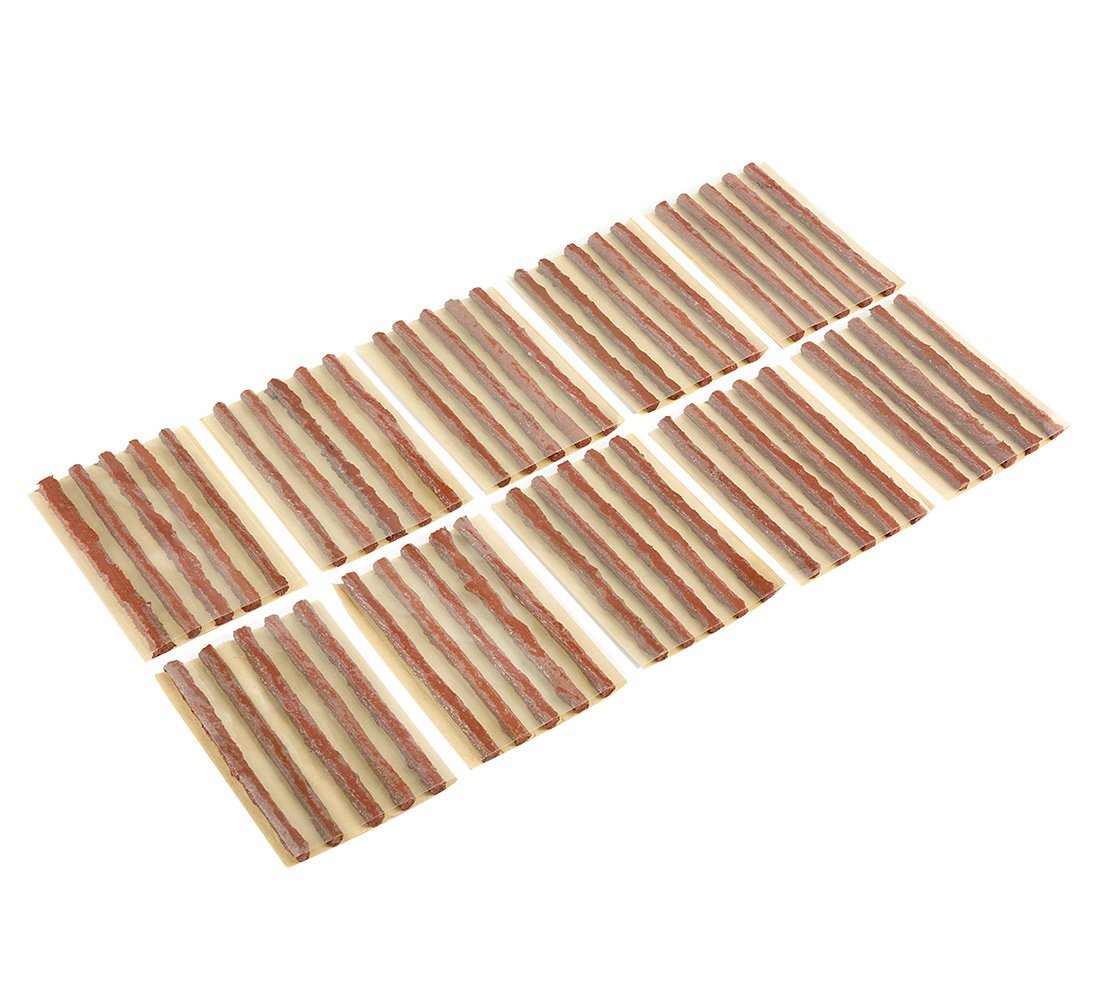 Corde di riparazione pneumatici, 50 pezzi, per auto, camion e moto, riparazione rapida e senza colla, premium 10 cm