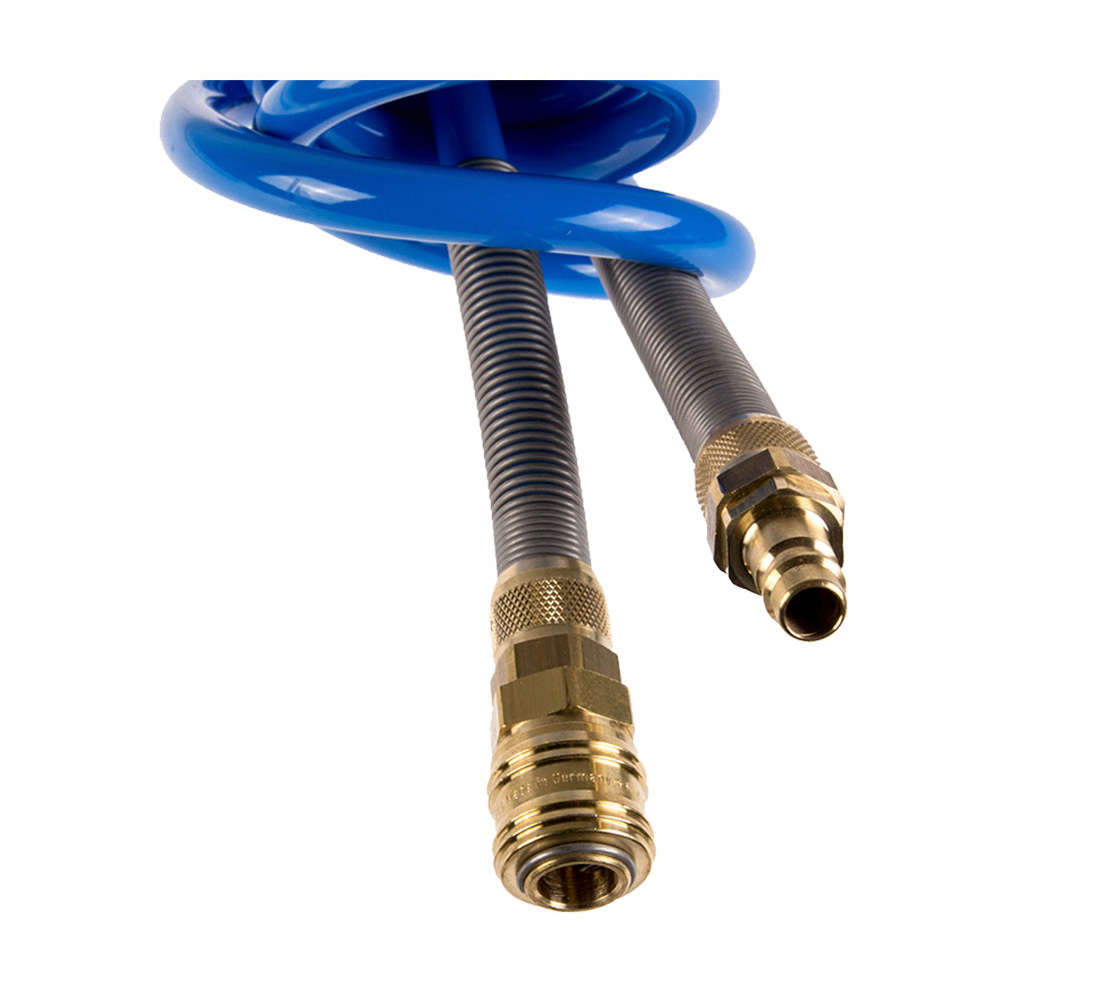 Tubo a spirale per aria compressa, 12 × 8 mm 9 m