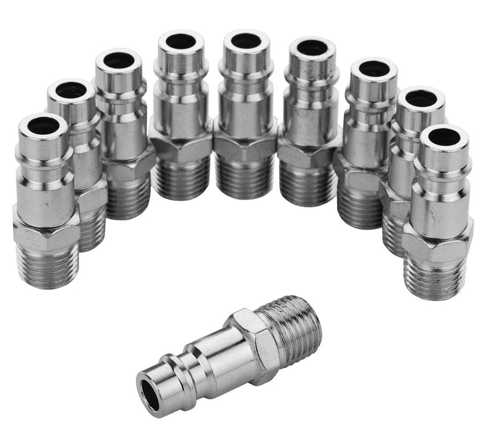 Raccordo a innesto rapido , 1/4'' maschio,filetto esterno ,per aria compressa