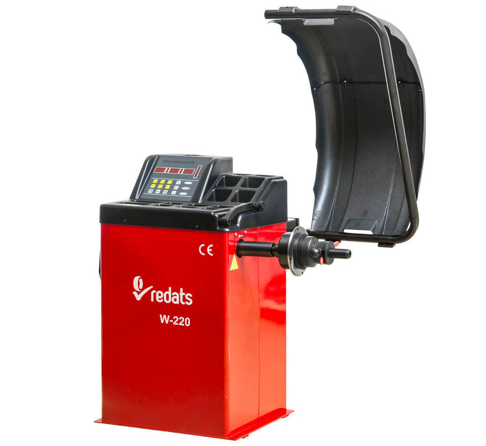 Equilibratrice automatica con display digitale, a pedale, con acquisizione del programma di equilibratura, diametro cerchione 24'', professionale, Redats Polonia