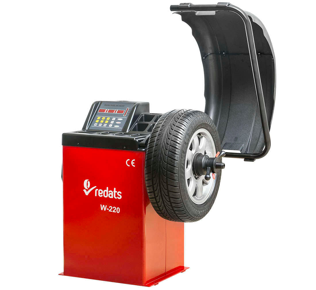 Equilibratrice automatica con display digitale, con acquisizione automatica del programma di equilibratura, diametro cerchio 10"-24", professionale, Redats Polonia