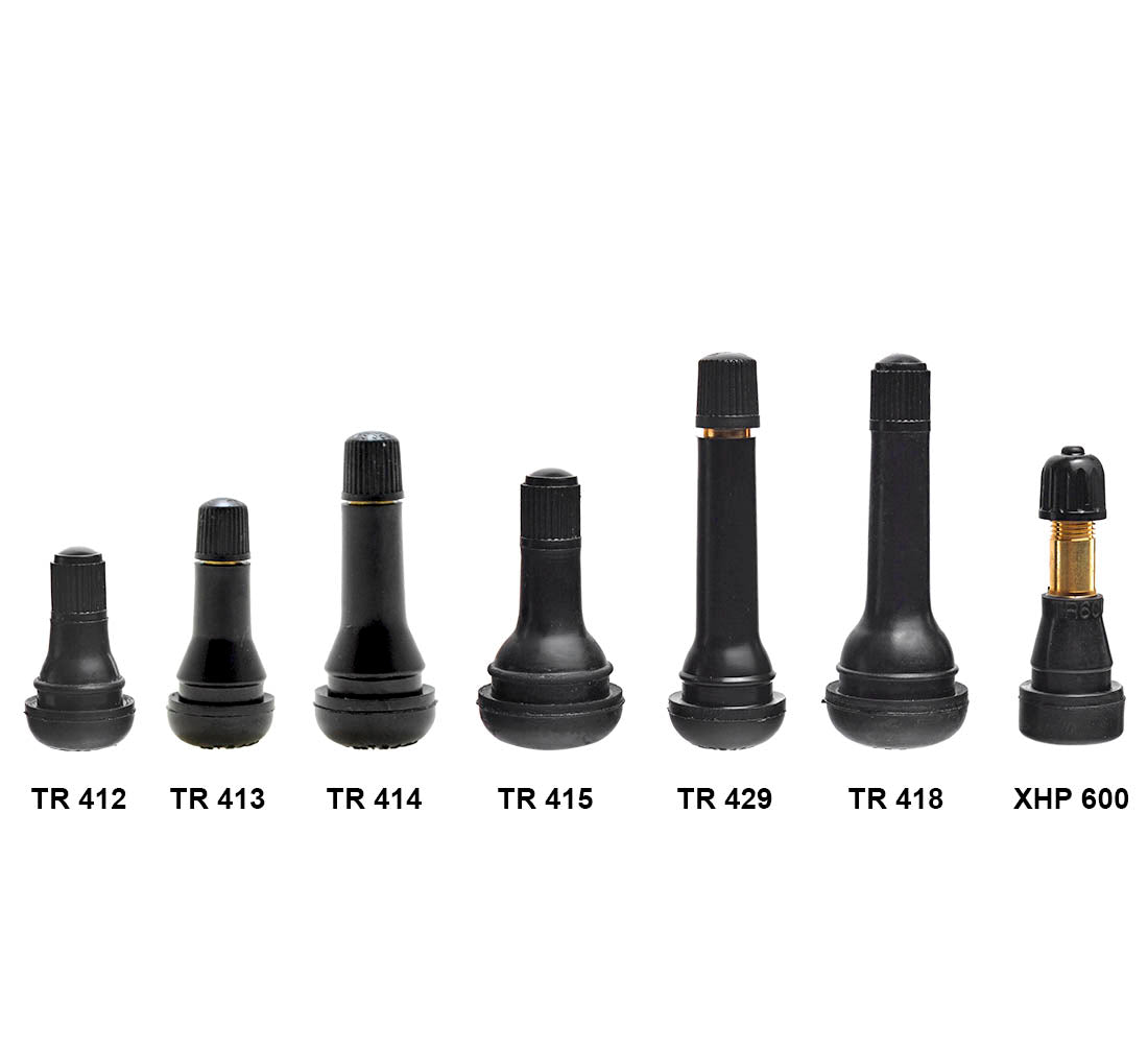 100 pezzi valvole pneumatici auto moto in gomma tubeless per cerchioni cerchi TR413 45 mm